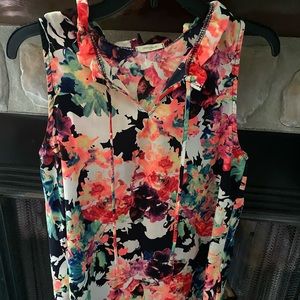 12PM by Mon Ami - medium - sleeveless dress shirt $15.00